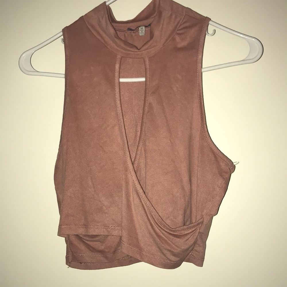 Mauve crop top